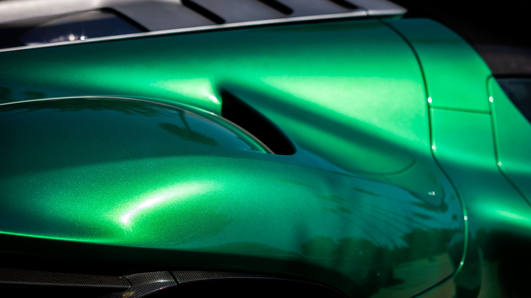 Corrected glossy paint